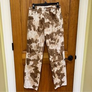 Reformation Cynthia Tonal Tie Dye Jeans, Size 27